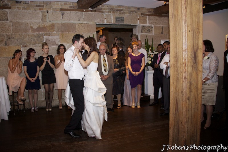 Bridal waltz, Wolfies Grill The Rocks - Wedding photography sydney